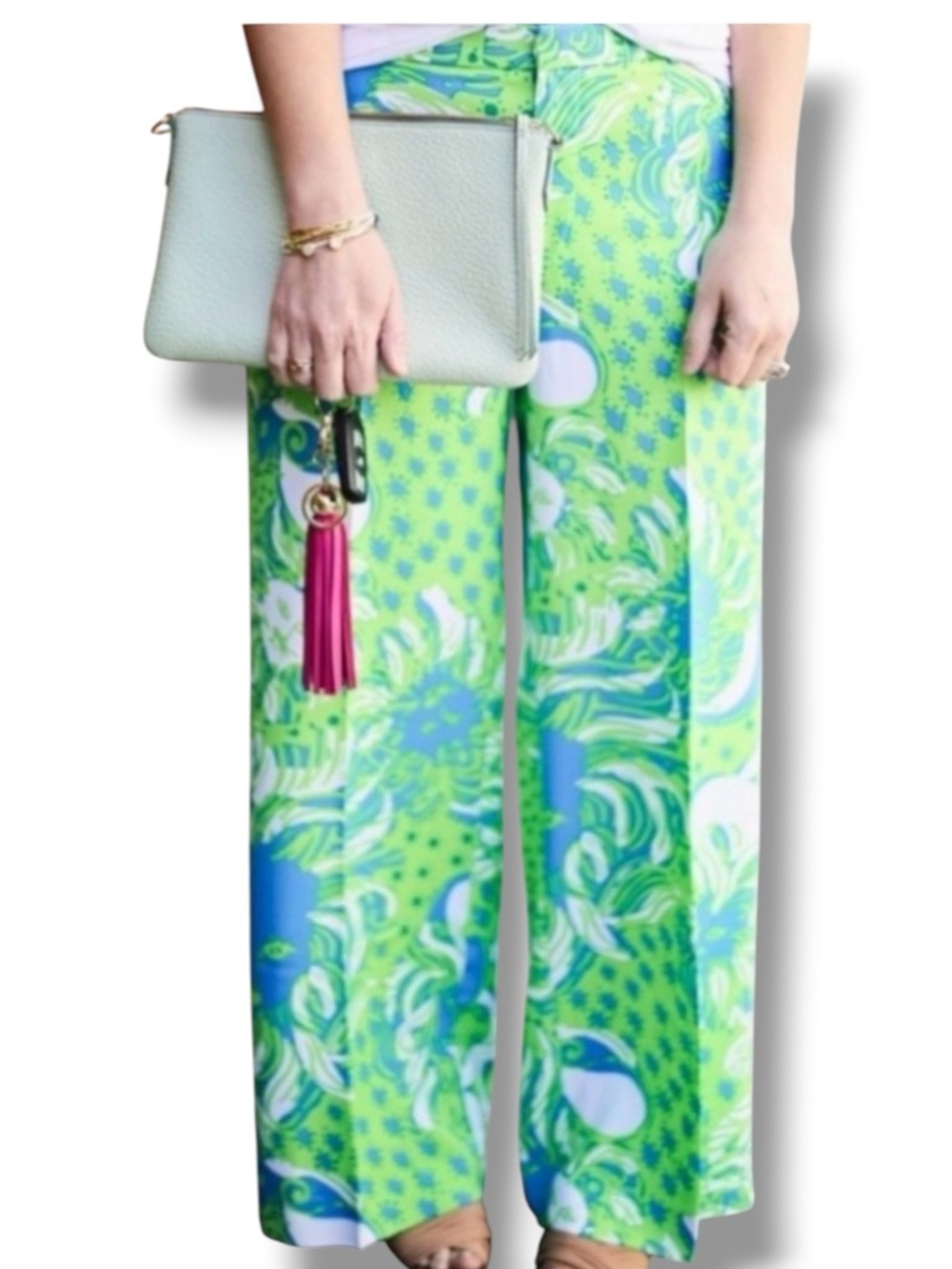 Lilly Pulitzer Bianca Roar Of The Jungle Palazzo Pants Size 2 Resort Cruise Wear